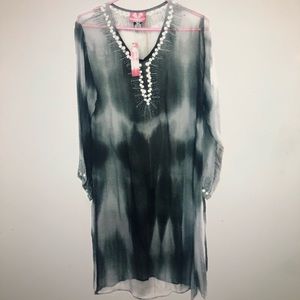 DENNING & KANE London 100% Silk Cover Up/Tunic S